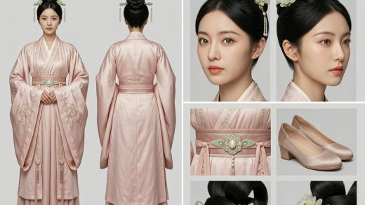 高冷女装侍卫三视图