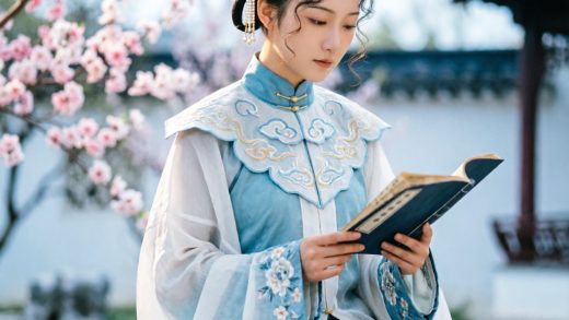 年轻美丽的亚洲贵女