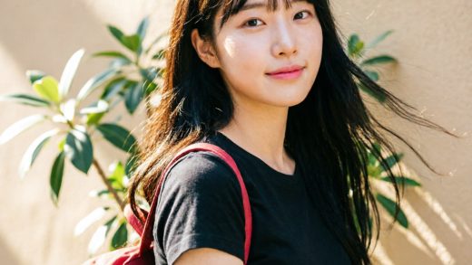 日本女孩抓拍肖像